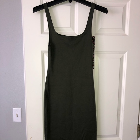 Zara Dresses & Skirts - Zara bodycon green dress
